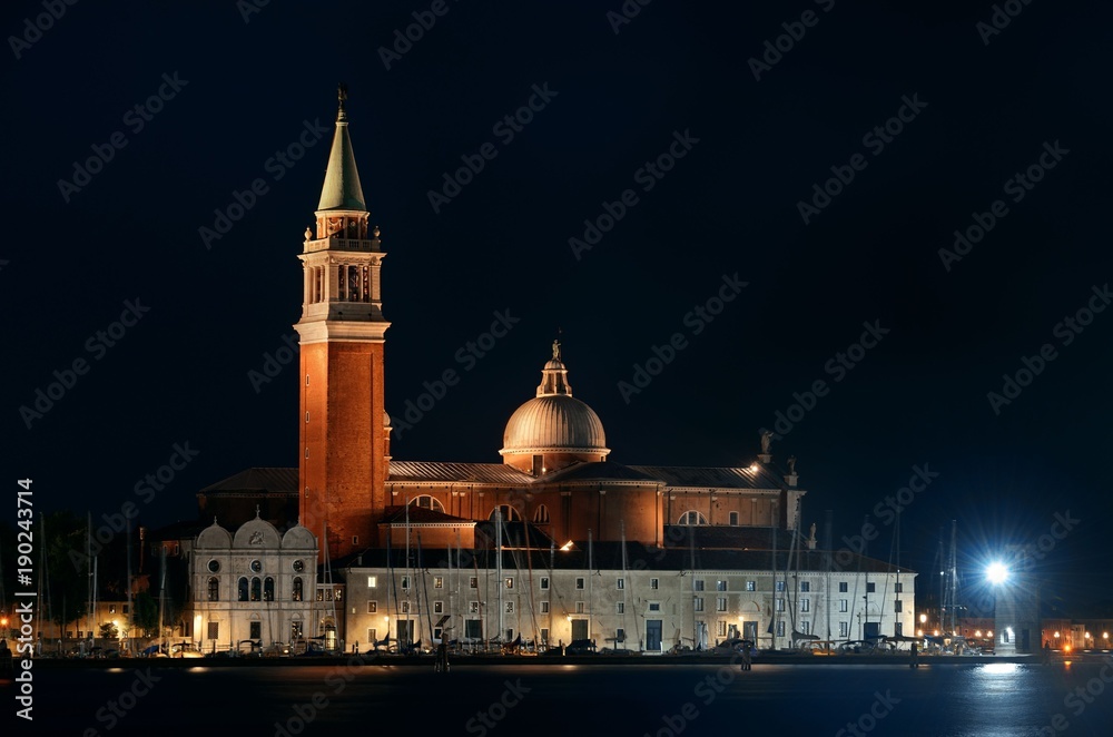 San Giorgio Maggiore church night