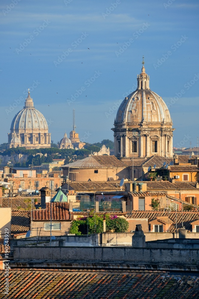 Rooftop view of Rome