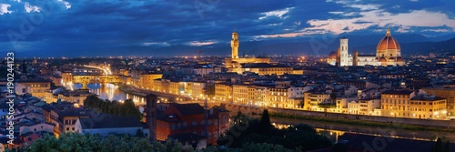 Florence skyline night panorama © rabbit75_fot