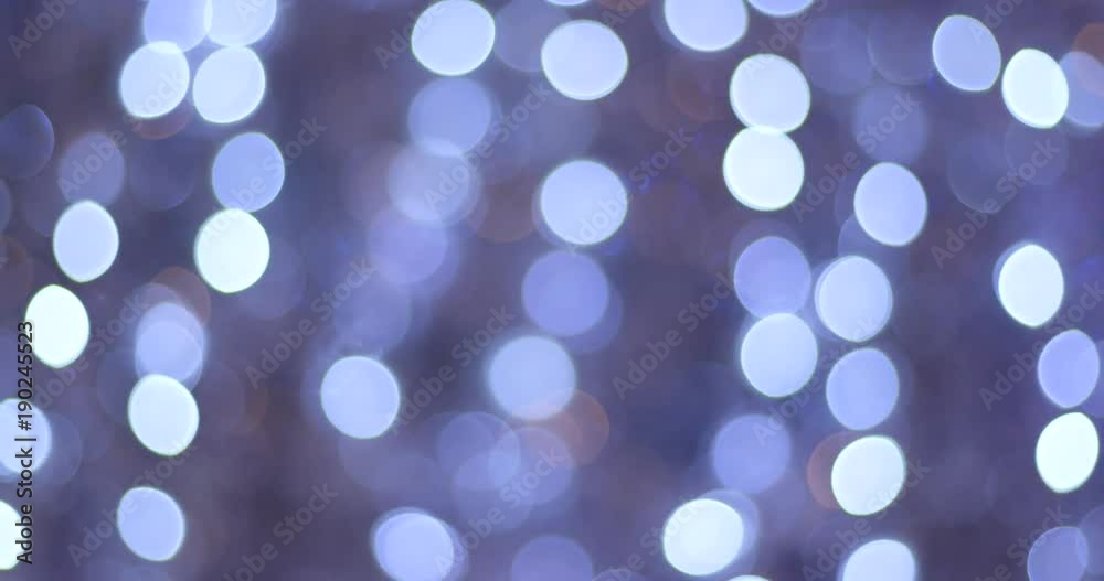 Blue view of the Christmas light Blue view of the Christmas light