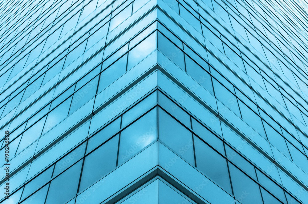 Fototapeta premium modern glass on modern building