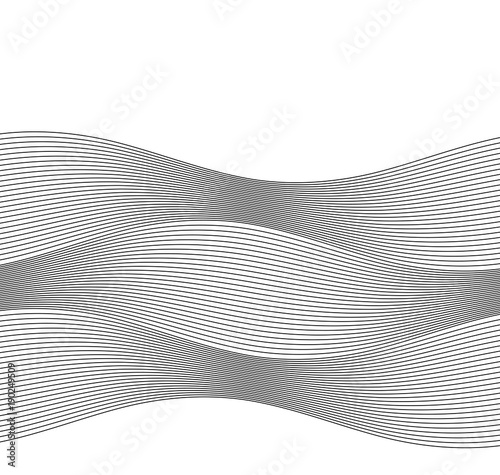 Design element Wave many parallel lines wavy form15
