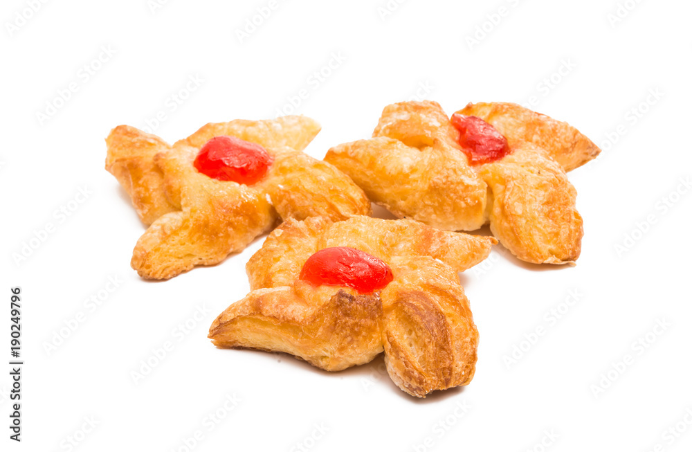 puff pastry isolated puff pastry isolated