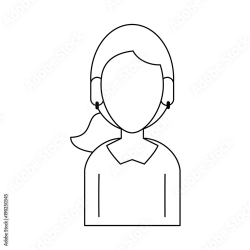 Woman faceless avatar © Jemastock