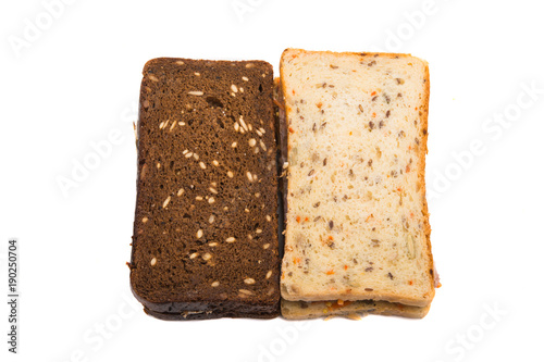sandwich with bread isolated