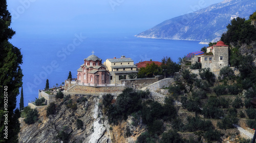 A New Skete on the Athos mountain photo