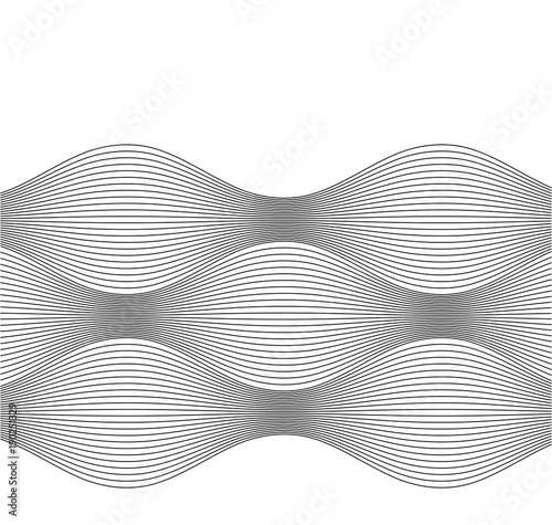 Design element Wave many parallel lines wavy form20