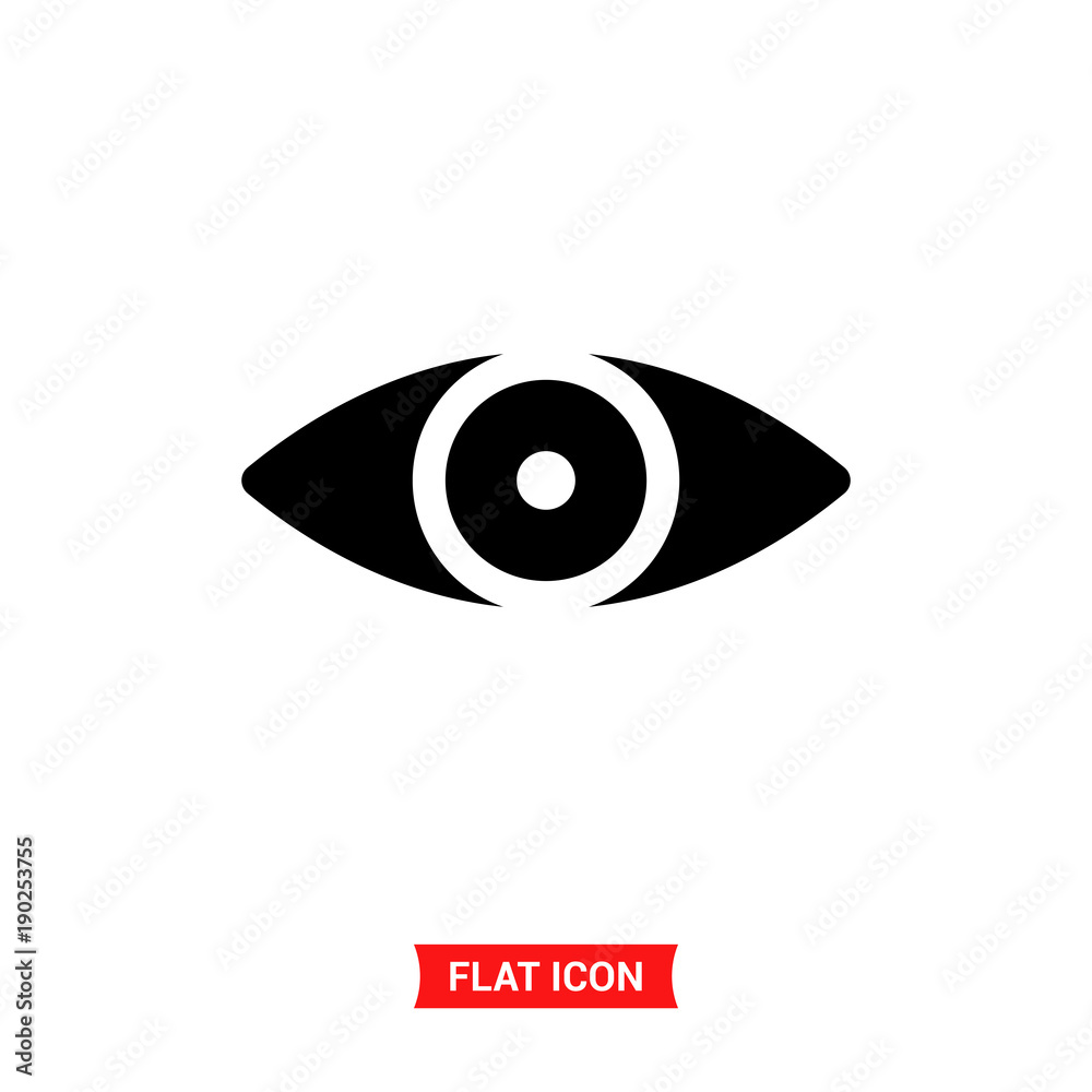 View vector icon, eye symbol View vector icon, eye symbol