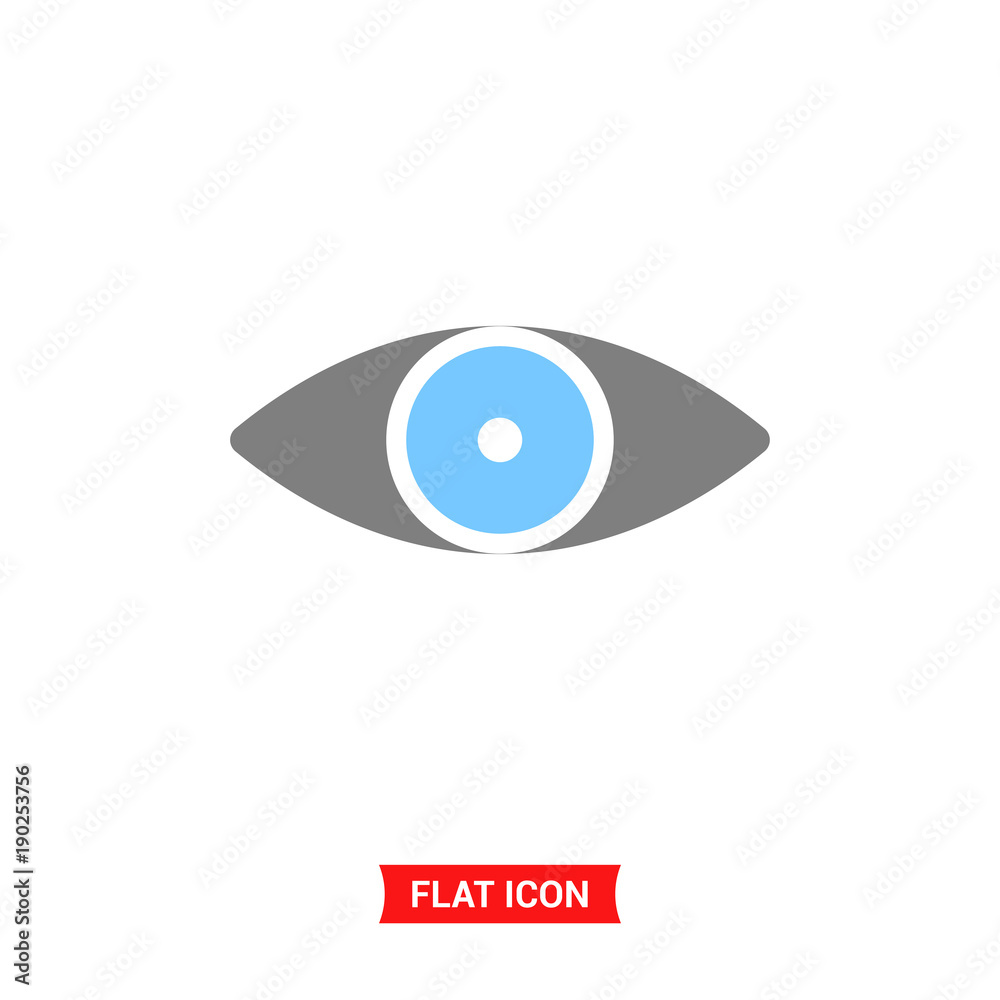 View vector icon, eye symbol View vector icon, eye symbol