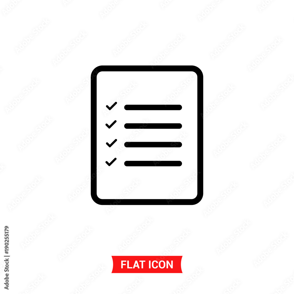 List vector icon List vector icon