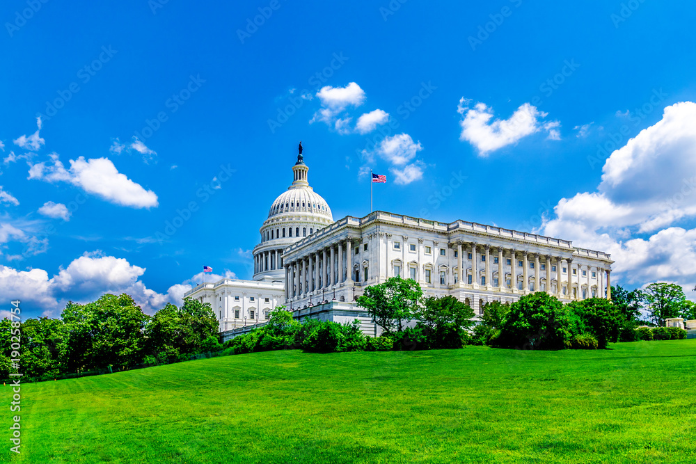 United States Capitol Building in Washington DC - Famous US Landmark and seat of the american federal government