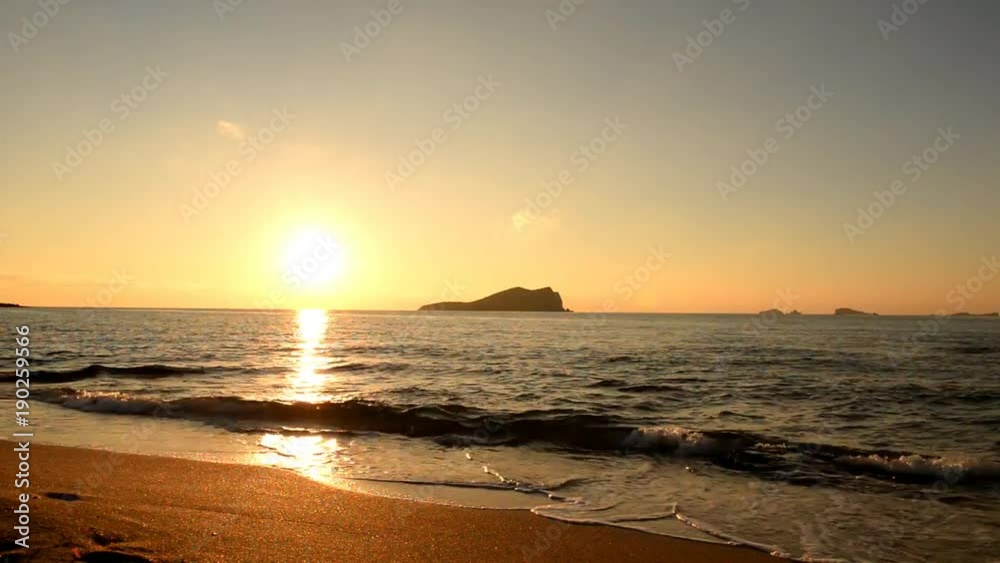Cala Comte beach on the island of Ibiza, Balearic Islands Cala Comte beach on the island of Ibiza, Balearic Islands
