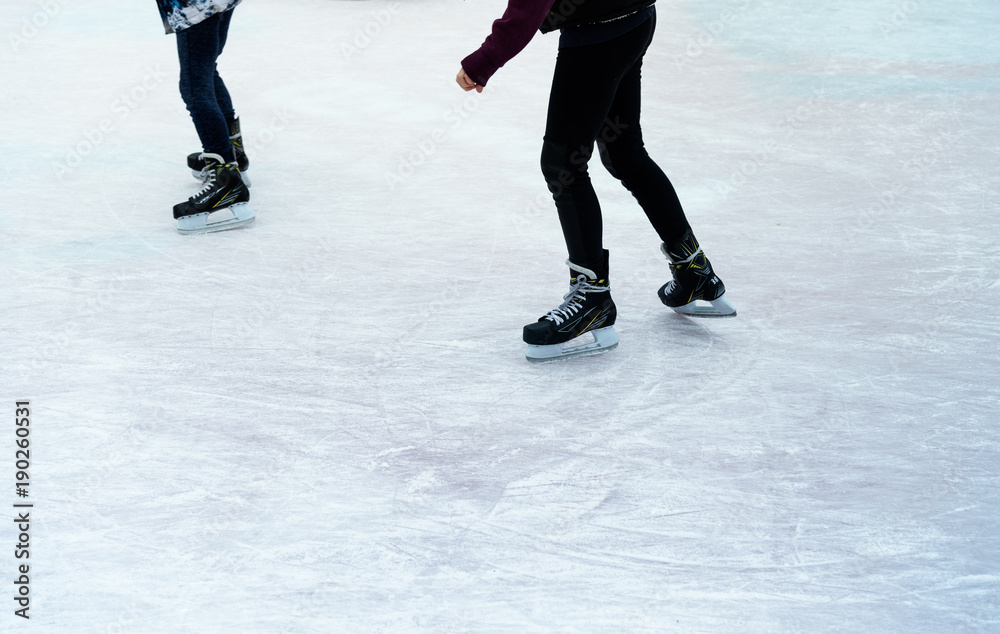 Ice skating outdoor winter sports Ice skating outdoor winter sports