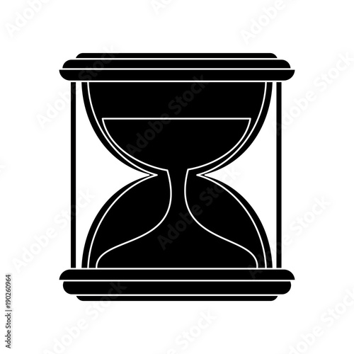 Hourglass time symbol icon vector illustration graphic design