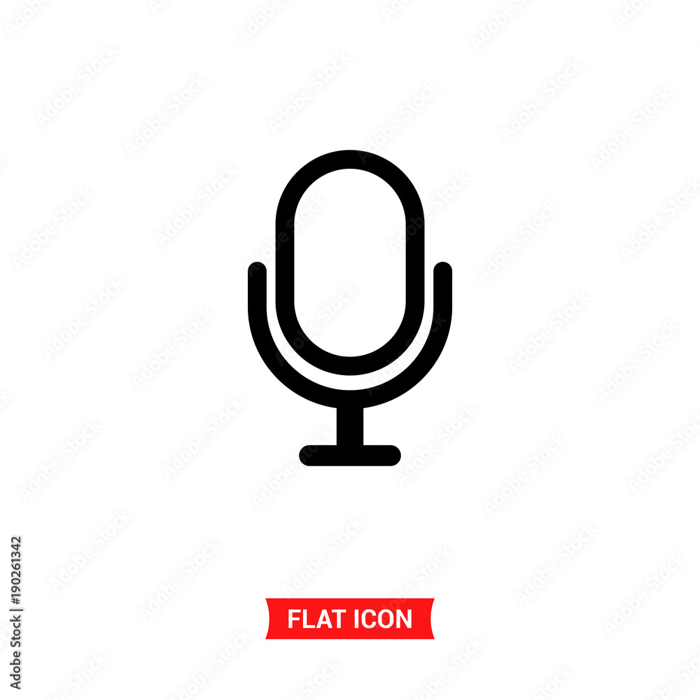 Microphone vector icon Microphone vector icon