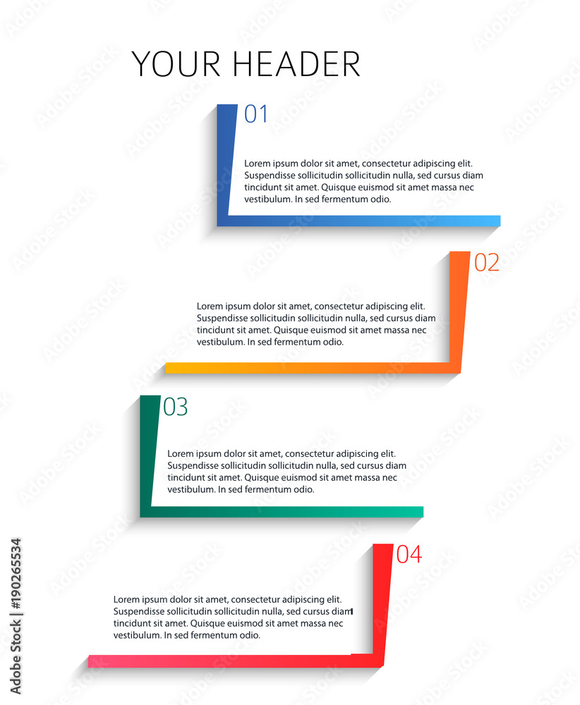 infographic style background business presentation template17