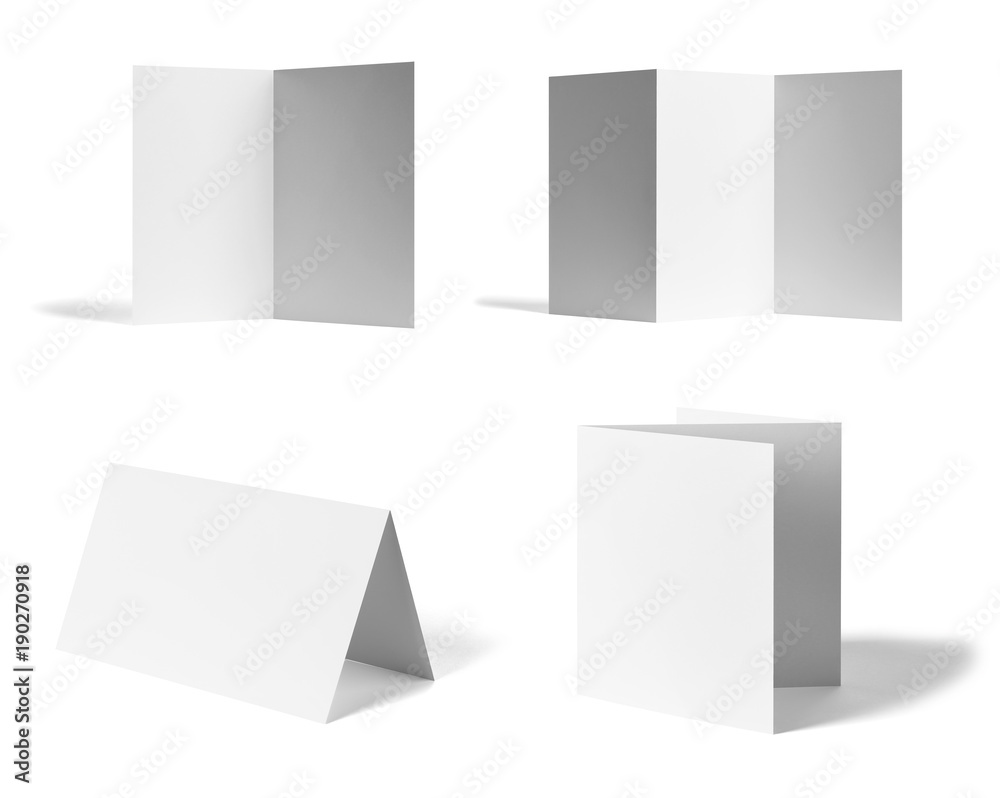 folded leaflet white blank paper template book desktop calendar folded leaflet white blank paper template book desktop calendar