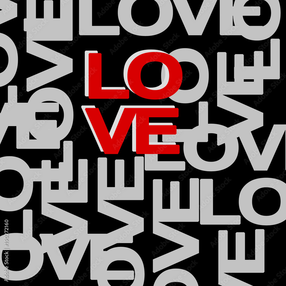 Fototapeta premium Background from hearts. St. Valentine's Day.