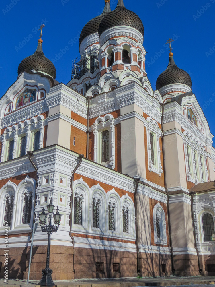 Obraz premium Alexander Nevsky Cathedral in the Tallinn Old Town, Estonia