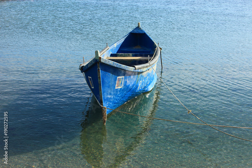 Old Fishing Boat in Black Sea.