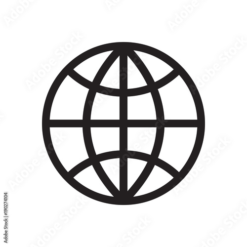 Internet icon vector illustration. Free royalty images.