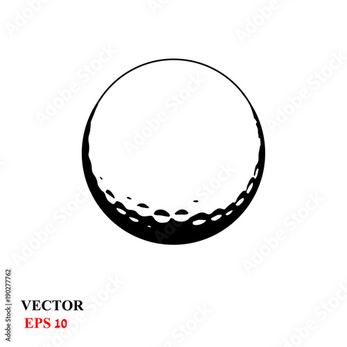 Golf ball. vector illustration