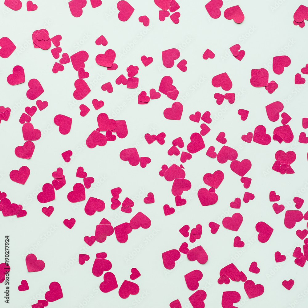 Red paper heart shape on white background.love,valentine,wedding concepts Red paper heart shape on white background.love,valentine,wedding concepts