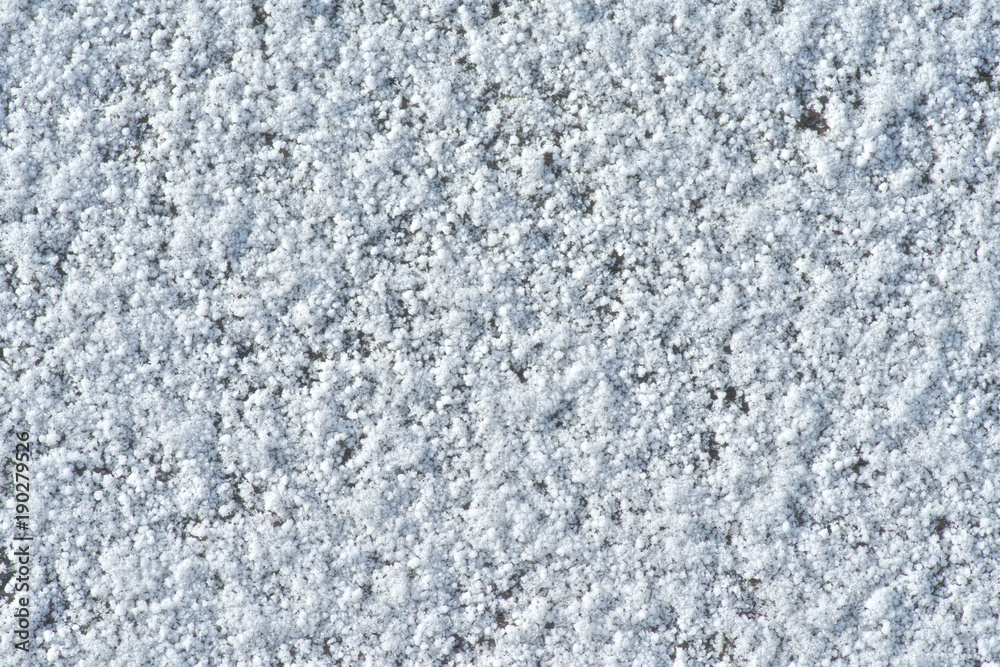 Macro shot of snow texure.