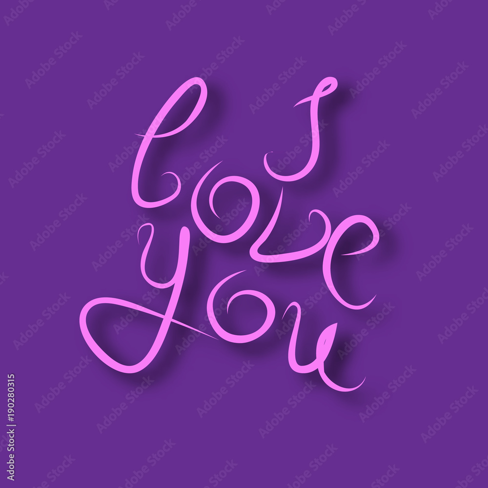 the inscription I love you the inscription I love you