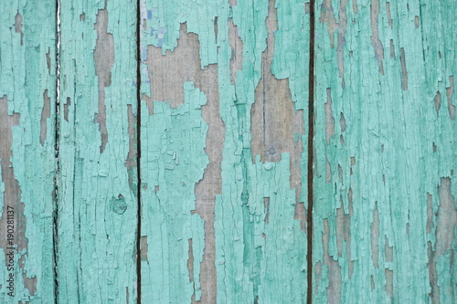 turquoise background from old boards