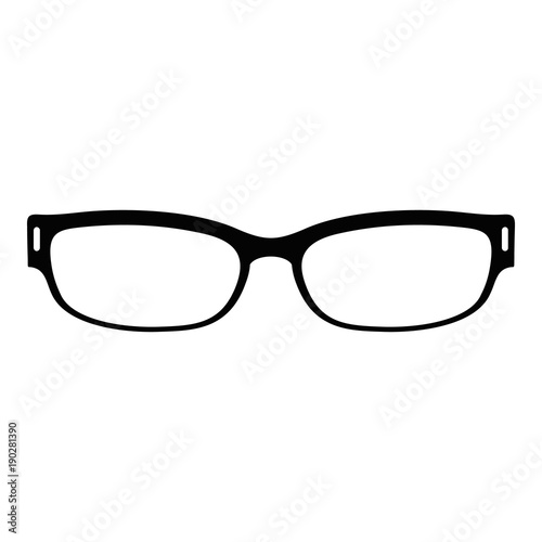 Reading glasses icon. Simple illustration of reading glasses vector icon for web