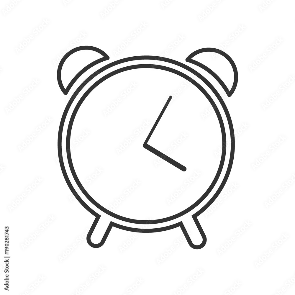 Web line icon. Alarm clock Web line icon. Alarm clock