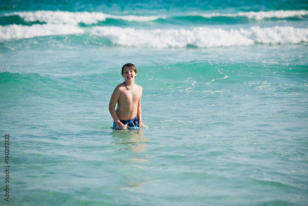 Boy in the Ocean