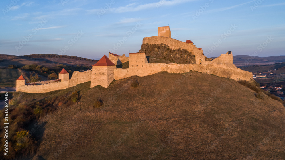 Rupea medieval fortress. Transylvania, Romania