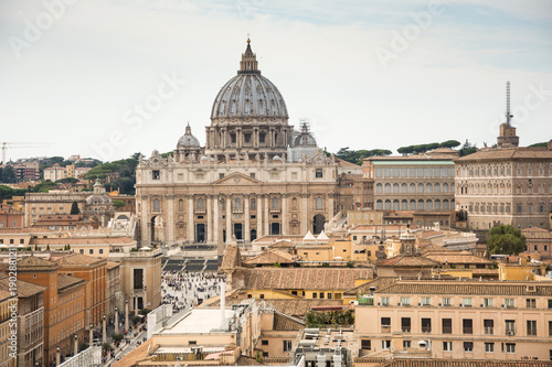 Photography View of St. Peter's Cathedral from Castel Sant'Angelo