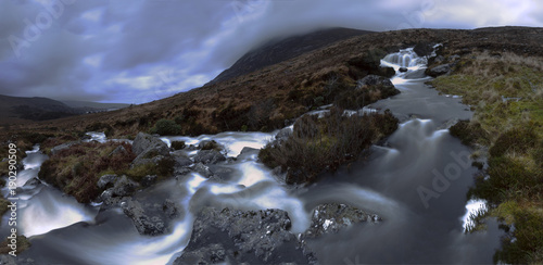 Mt. Errigal rests in the mist in Glenveagh National Park, Donegal, Ireland.