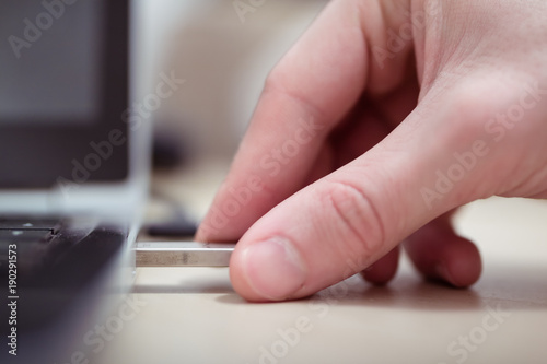 Sauvegarde de données sur une clé USB