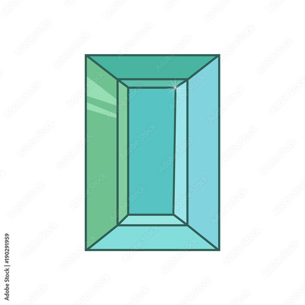Blue gemstone icons. Vector illustration. Blue gemstone icons. Vector illustration.