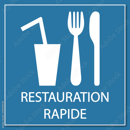 Logo restauration rapide.