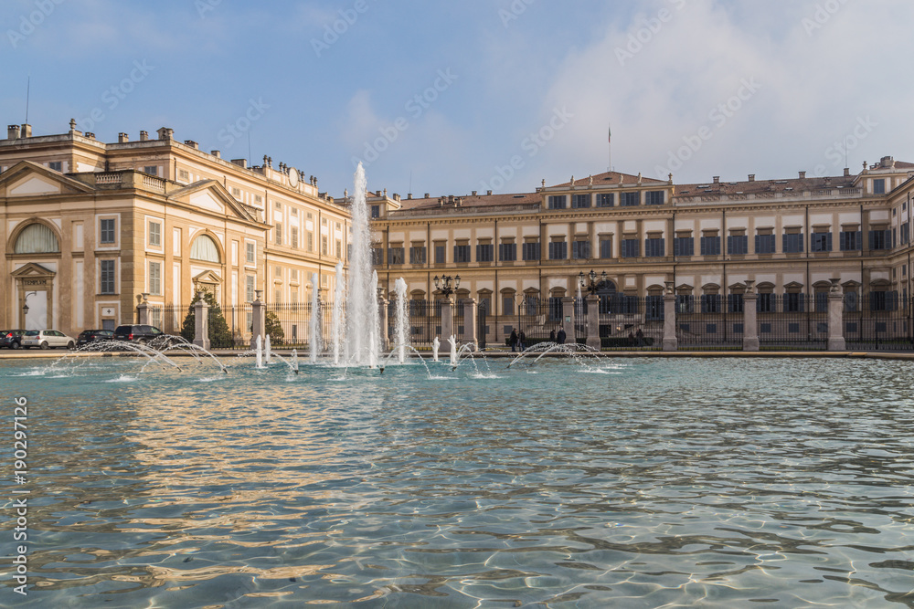 Fototapeta premium Monza villa reale royal villa king s palace lombardy italy
