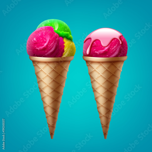 Vector ice cream