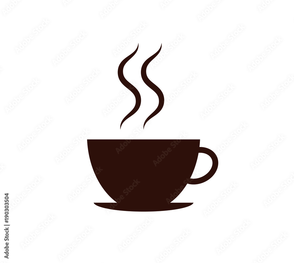 icona, caffè, tazzina, tazzina di caffè, Stock Vector | Adobe Stock