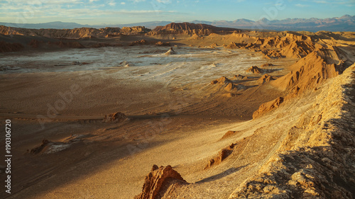 Valle de la Luna in the Atacama Desert, Chile. photo