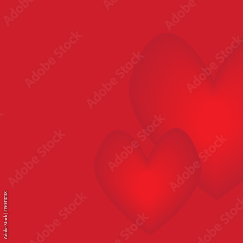 Card with hearts