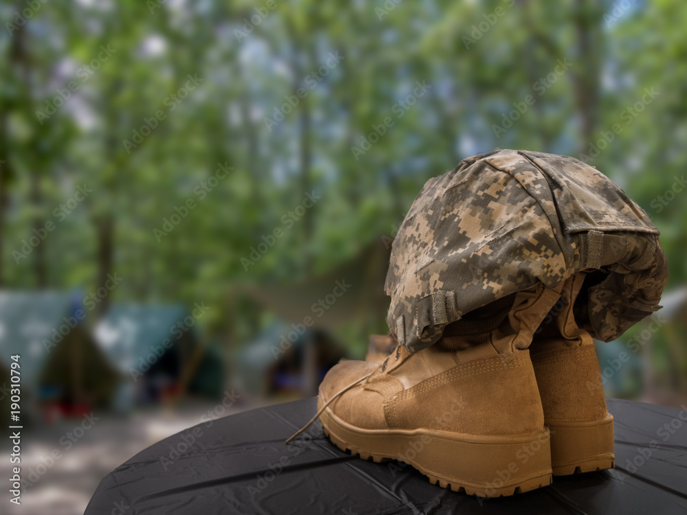 Memorial Day Boots Helmet Memorial Day Boots Helmet