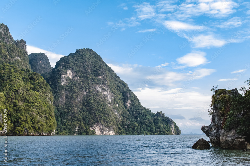 Islands of Phang Nga Bay in Thailand