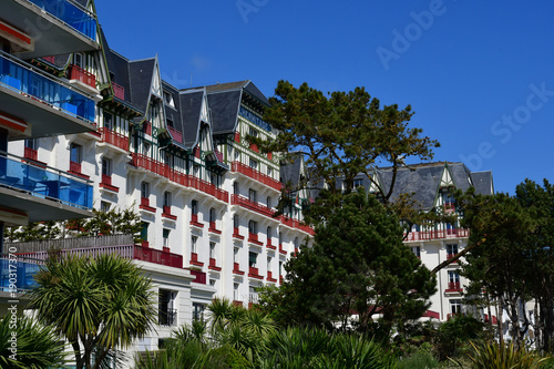 La Baule Escoublac, France - april 13 2017 : picturesque city in spring photo