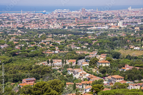 Panoramic view of Livorno