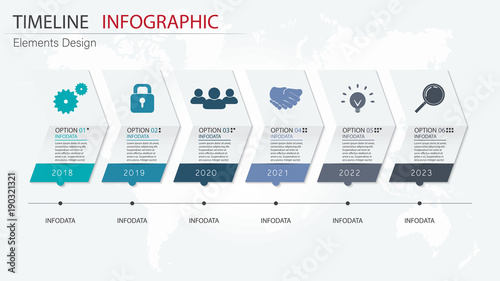 Vector abstract element timeline infographics. Design for business or finance template layout, brochure, workflow, information or presentation and other. Can add infodata and icon. Abstract 3D vector.