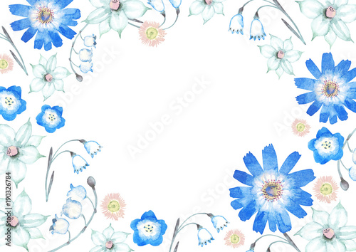 春 夏 花 背景 フレーム 水彩 イラスト Stock Illustration Adobe Stock 春 夏 花 背景 フレーム 水彩 イラスト Stock Illustration Adobe Stock